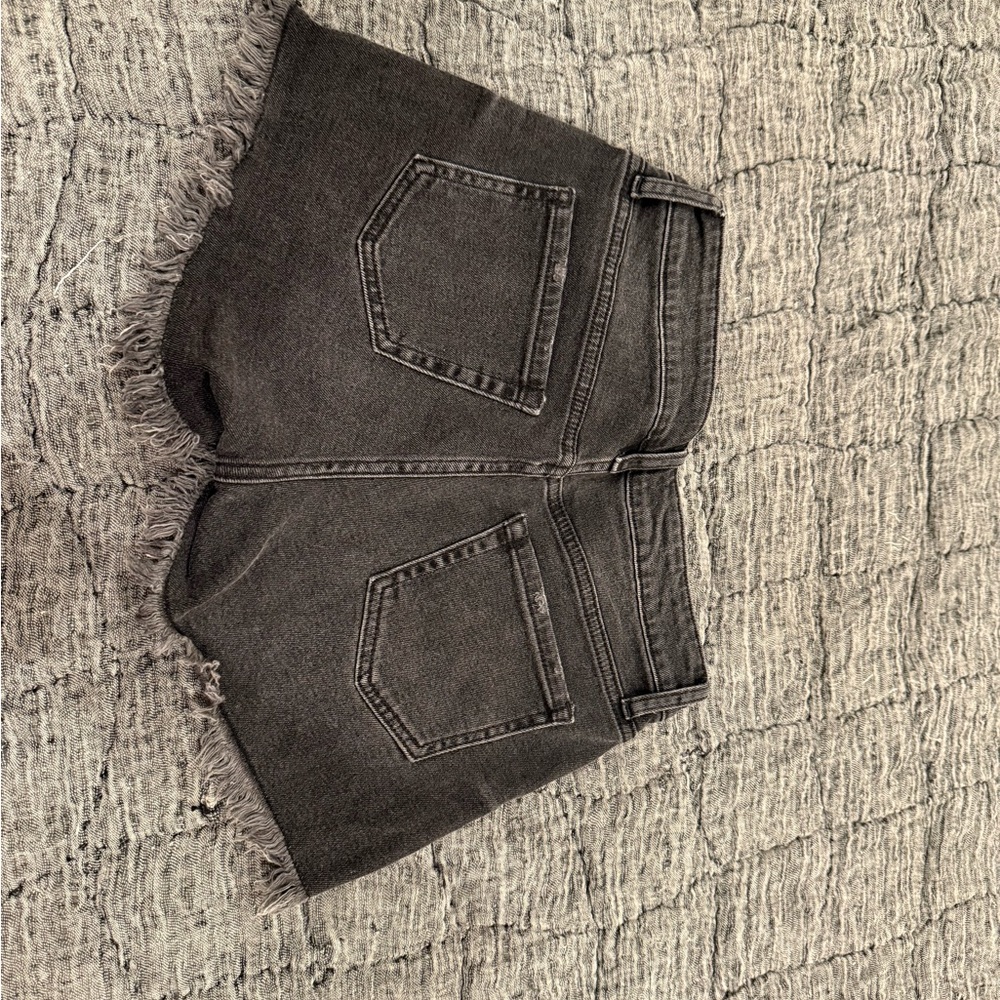 Women's Black Denim Shorts